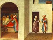 The Healing of Palladia by Saint Cosmas and Saint Damian Fra Angelico